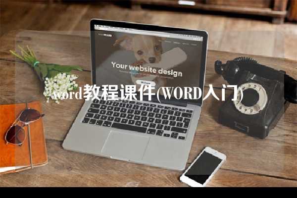 word教程课件(WORD入门)