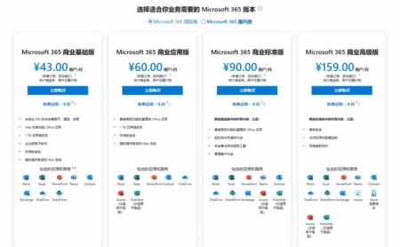 五大常用办公软件有哪些(Office365国际版与国内版相比有何区别？哪里买更便宜？)