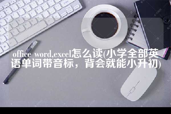 office word,excel怎么读(小学全部英语单词带音标，背会就能小升初)