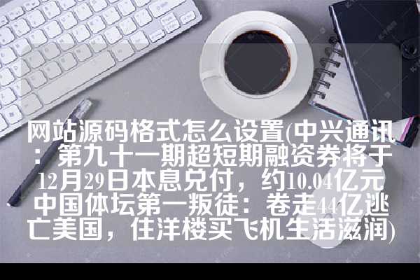 网站源码格式怎么设置(中兴通讯：第九十一期超短期融资券将于12月29日本息兑付，约10.04亿元中国体坛第一叛徒：卷走44亿逃亡美国，住洋楼买飞机生活滋润)