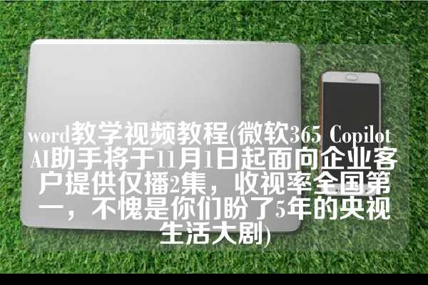 word教学视频教程(微软365 Copilot AI助手将于11月1日起面向企业客户提供仅播2集，收视率全国第一，不愧是你们盼了5年的央视生活大剧)