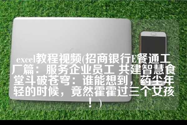 excel教程视频(招商银行E餐通工厂篇：服务企业员工 共建智慧食堂斗破苍穹：谁能想到，药尘年轻的时候，竟然霍霍过三个女孩！)