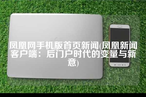 凤凰网手机版首页新闻(凤凰新闻客户端：后门户时代的变量与新意)