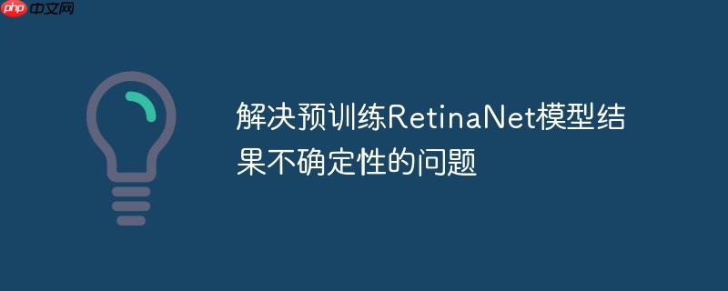 解决预训练RetinaNet模型结果不确定性的问题(不确定性,模型,训练,解决,RetinaNet.......)