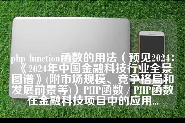 php function函数的用法（预见2024：《2024年中国金融科技行业全景图谱》(附市场规模、竞争格局和发展前景等)）PHP函数 / PHP函数在金融科技项目中的应用...